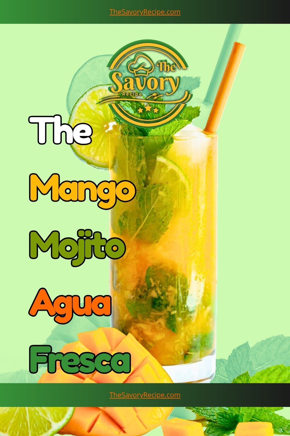 Mango Mojito Agua Fresca